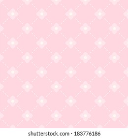 Primitive retro background with stylized flowers and diagonal lines