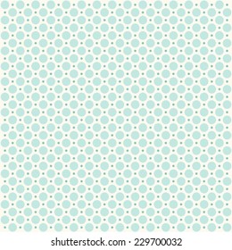 Primitive retro polka dots background in shabby chic style ideal for baby shower