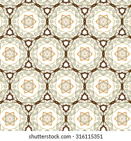 Primitive simple grey retro seamless pattern with lines and circles
