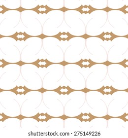 Primitive simple retro seamless pattern with lines and circles