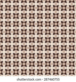 Primitive simple retro seamless pattern with lines and circles