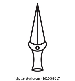 primitive weapon old simple icon