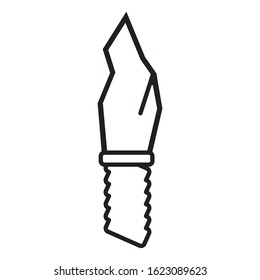 primitive weapon old simple icon