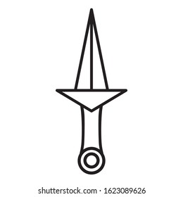 primitive weapon old simple icon