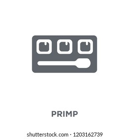 primp icon. primp design concept from Hygiene collection. Simple element vector illustration on white background.