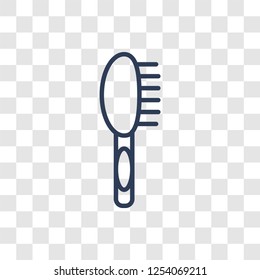 primp icon. Trendy linear primp logo concept on transparent background from Hygiene collection
