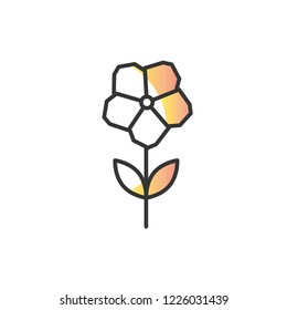 primrose icon vector design