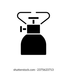 Primus icon vector. Gas burner illustration sign. Hike symbol or logo.