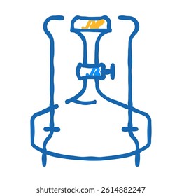 primus tool doodle icon sketch vector. primus tool sign. isolated symbol illustration