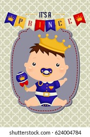 It's A Prince Baby Boy Card