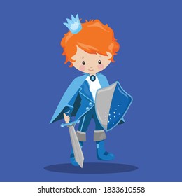 ilustración vectorial de diseño con encanto de príncipe
