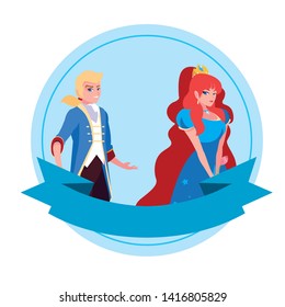 prince charming and princess of tales characters