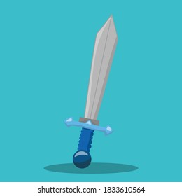 ilustración vectorial de diseño de espadas encantadoras de príncipe