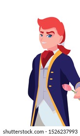 prince charming of tales character vector illustration design