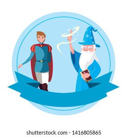 prince charming and wizard of tales characters