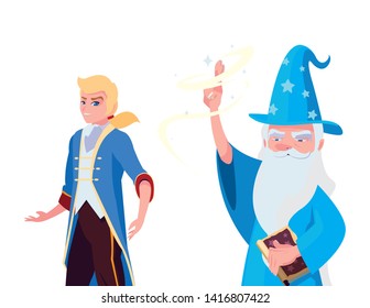 prince charming and wizard of tales characters