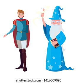 prince charming and wizard of tales characters