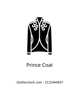 prince coat icon in vector. Logotype