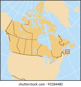 Prince Edward Island Locate Map