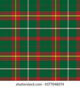 prince edward island tartan geometric seamless pattern