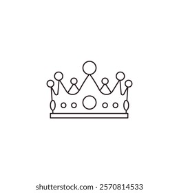 Prince emoji crown vector royal king illustration design