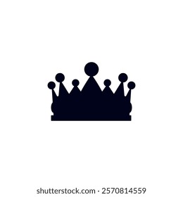 Prince emoji crown vector royal king illustration design