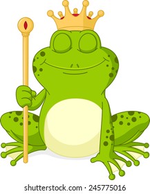 Prince frog cartoon 
