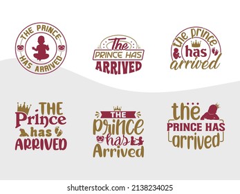 The Prince Has Arrived Printable Vector Illustration