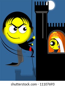 prince and princess in a fort	