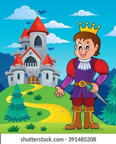 Prince theme image 2 - eps10 vector illustration.