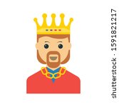 prince vector flat color  icon 