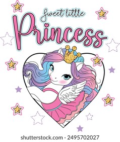 princes unicorn star magical beauty