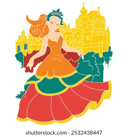 
Princess 3D Layered  Cut File