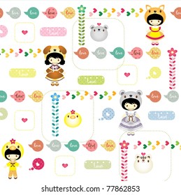 princess / animal wrapper design