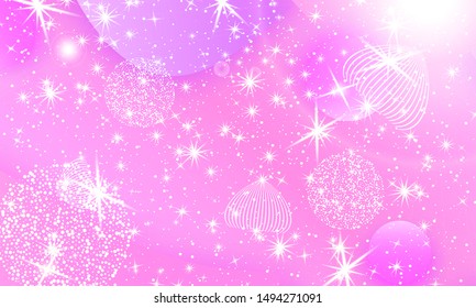 Colorful Background Rose Gold Galaxy