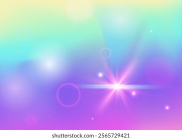 Princess Background. Pink Rainbow Invitation. Magic Pattern. Fairytale Galaxy Invite. Purple Pastel Hologram. Lilac Cosmic Gradient. Unicorn Backdrop. Dream Princess Background.
