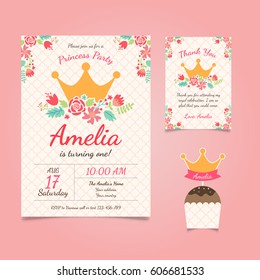 Princess Birthday Invitation