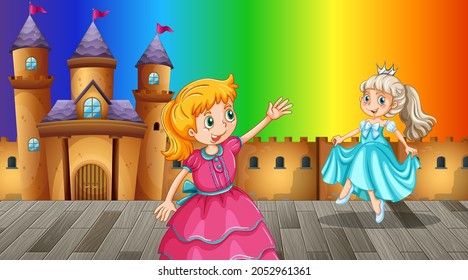 background gradient character cartoon