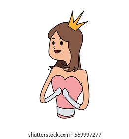 princess cartoon icon