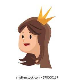 princess cartoon icon