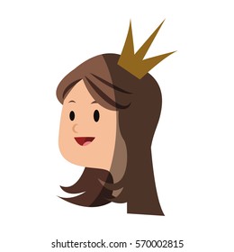 princess cartoon icon