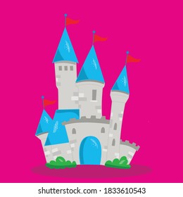 Prinzessiner Schlossdesign, Vektorgrafik