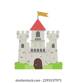 Princess Castle Icon Vector Design.