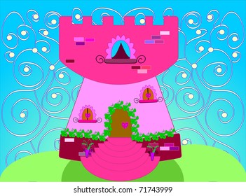 Princess Castle  Illustration