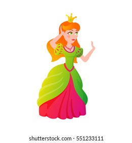 Princess character vectorillustration.