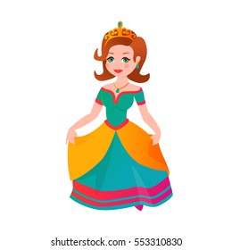 Princess character vectorillustration.