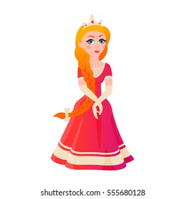 Princess character vectorillustration.