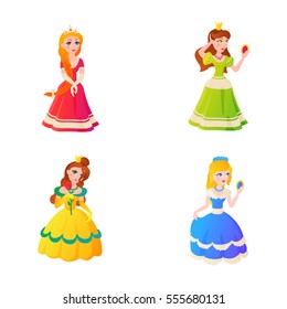 Princess character vectorillustration.