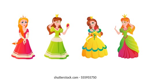 Princess character vectorillustration.