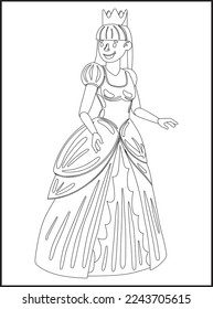 Princess Coloring Pages For Kids